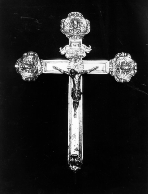 croce processionale - bottega italiana (sec. XVIII)