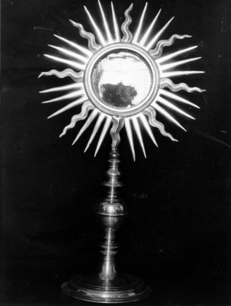 ostensorio - bottega italiana (inizio sec. XIX)