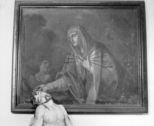Madonna Addolorata (dipinto) di Salvi Domenico (attribuito) (sec. XVII)