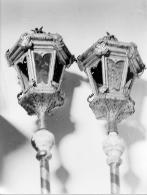 lanterna processionale, serie - ambito italiano (sec. XVIII)