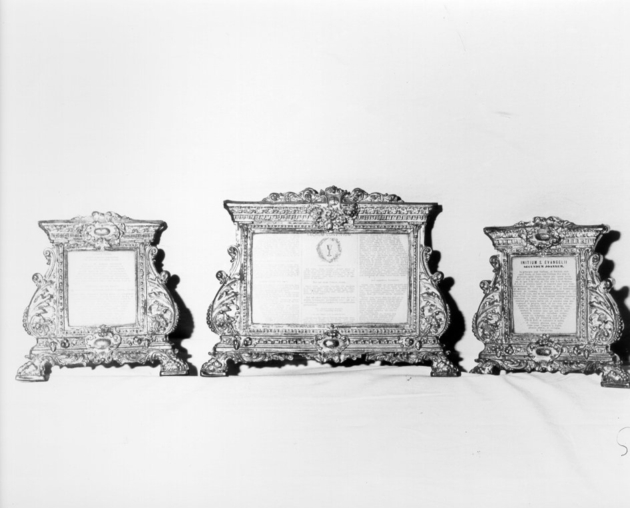 cartagloria, serie - manifattura toscana (sec. XIX)