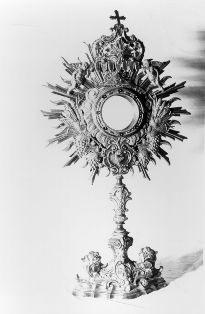 ostensorio - bottega toscana (prima metà sec. XX)