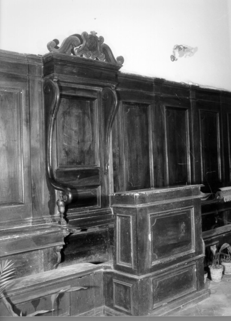 stalli del coro - ambito toscano (sec. XVII)