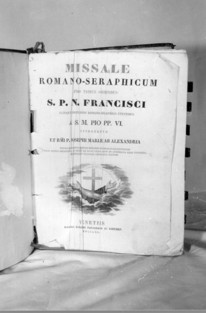 coperta di libro liturgico - bottega veneziana (sec. XIX)