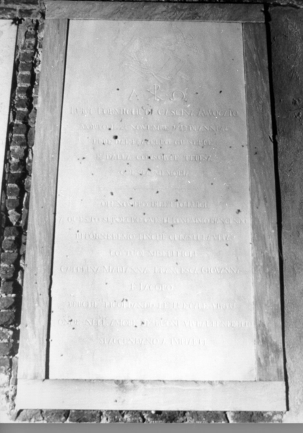 lapide - ambito toscano (sec. XIX)