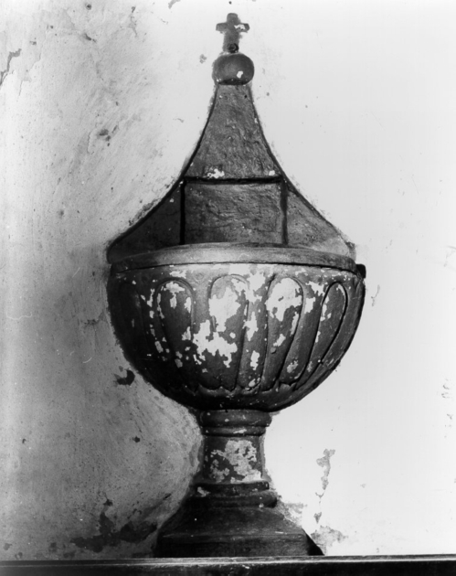 fonte battesimale - ambito toscano (sec. XVI)