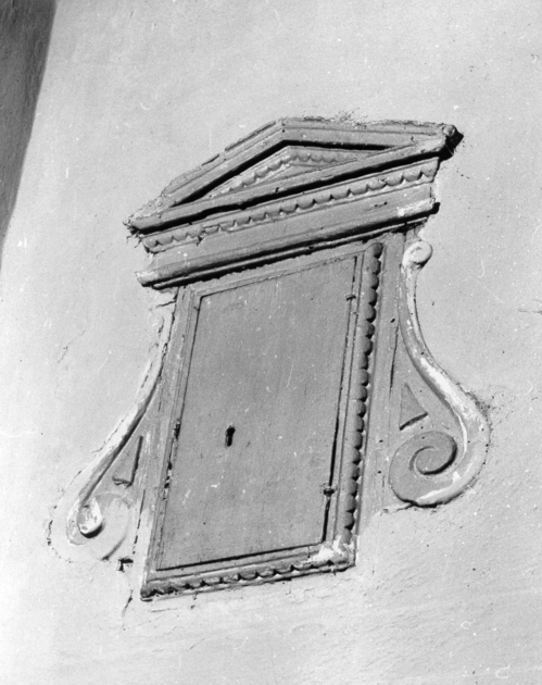 tabernacolo murale - ambito toscano (inizio sec. XVIII)