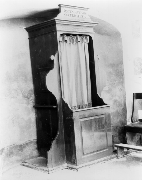 confessionale - bottega toscana (sec. XIX)