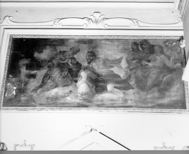Santa Bona pisana riceve lo Spirito Santo (dipinto) di Del Pace Ranieri (sec. XVIII)
