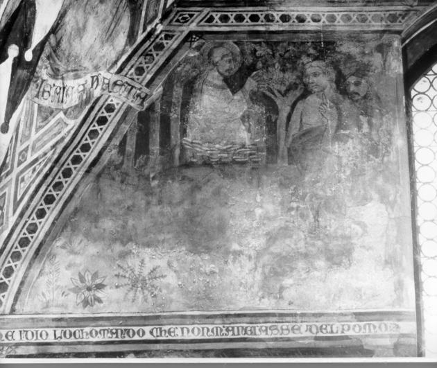 ammonimento di Dio ad Adamo (dipinto) di Martino di Bartolomeo di Biagio (sec. XIV)