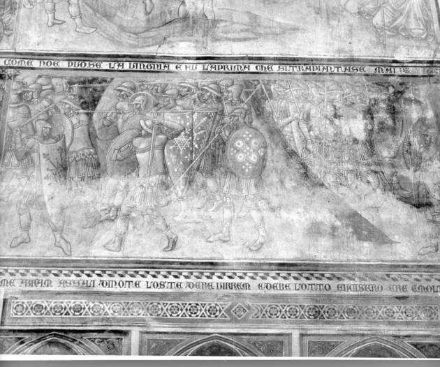 Abramo assale Virram per liberare Lot (dipinto) di Martino di Bartolomeo di Biagio (sec. XIV)