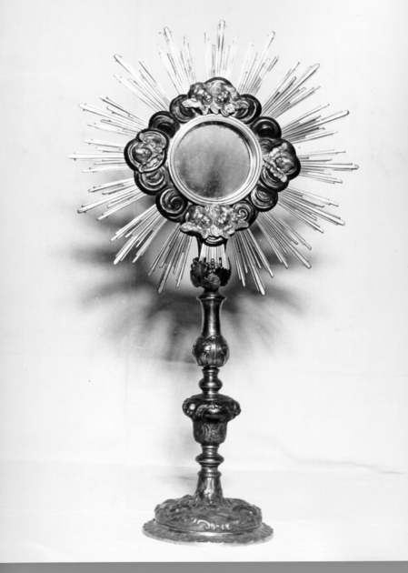 ostensorio - bottega toscana (sec. XVIII, sec. XIX)