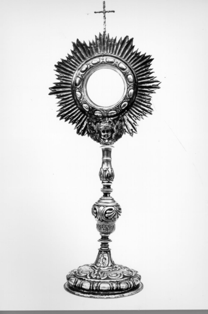 ostensorio - bottega italiana (sec. XVIII)