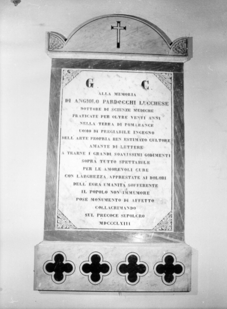 lapide - ambito toscano (sec. XIX)