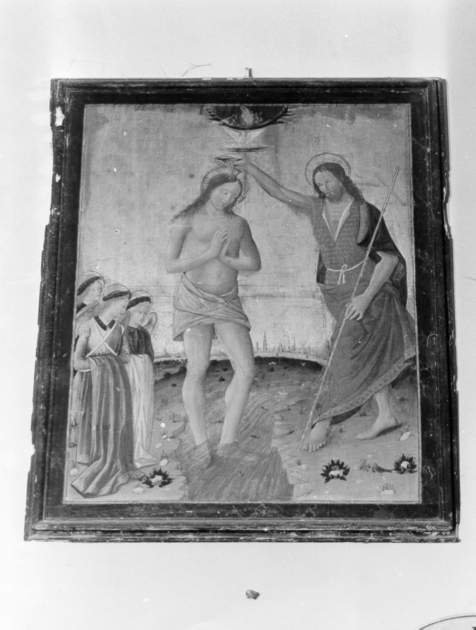 battesimo di Cristo (dipinto) - ambito italiano (prima metà sec. XV)
