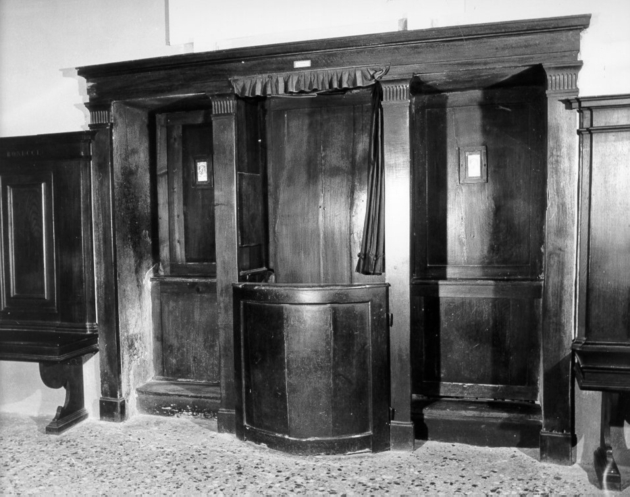 confessionale - bottega toscana (sec. XIX)