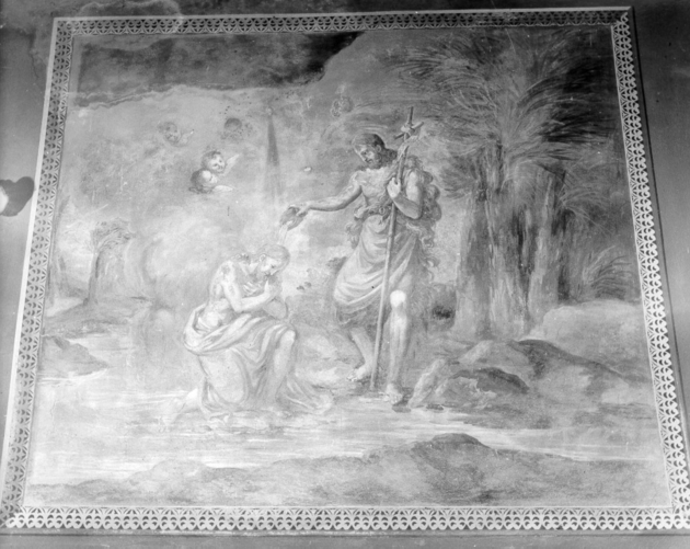 Battesimo di Cristo (dipinto) di Ademollo Luigi (primo quarto sec. XIX)