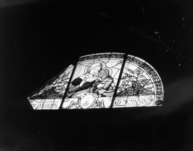 Madonna con Bambino (vetrata) - bottega toscana (sec. XX)