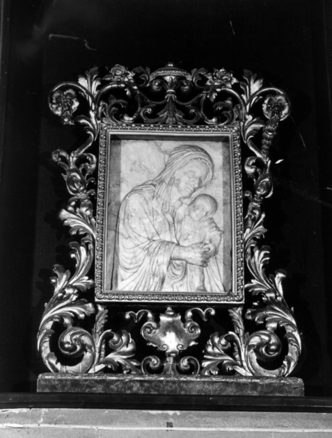 Madonna con Bambino (tabernacolo) - bottega toscana (inizio sec. XIX)