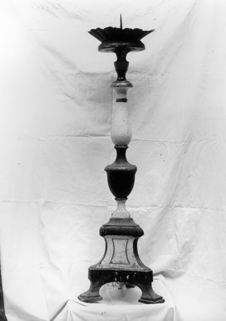 candeliere, serie - bottega toscana (seconda metà sec. XIX)