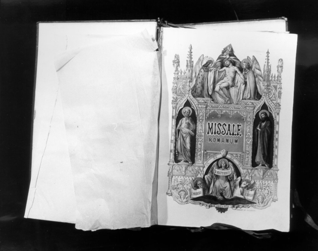 coperta di libro liturgico - bottega fiorentina (sec. XIX)