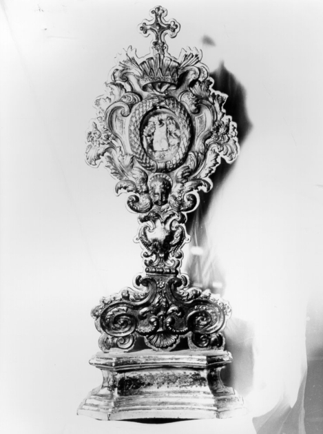 reliquiario, serie - bottega toscana (metà sec. XVIII)