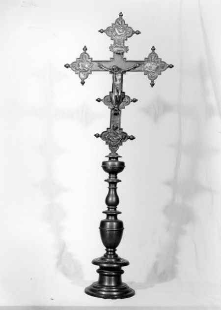 croce d'altare - bottega toscana (fine sec. XIX)