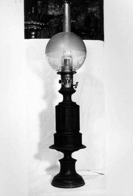 lampada ad olio - bottega toscana (metà sec. XIX)