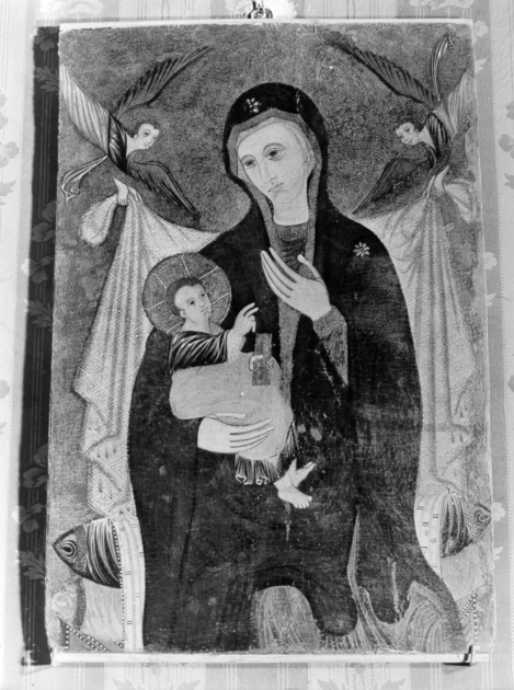 Madonna con Bambino e angeli (dipinto) - ambito italiano (fine sec. XIII)