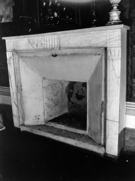 caminetto - bottega toscana (prima metà sec. XIX)