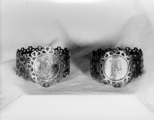 portatovagliolo, coppia - bottega toscana (sec. XIX)