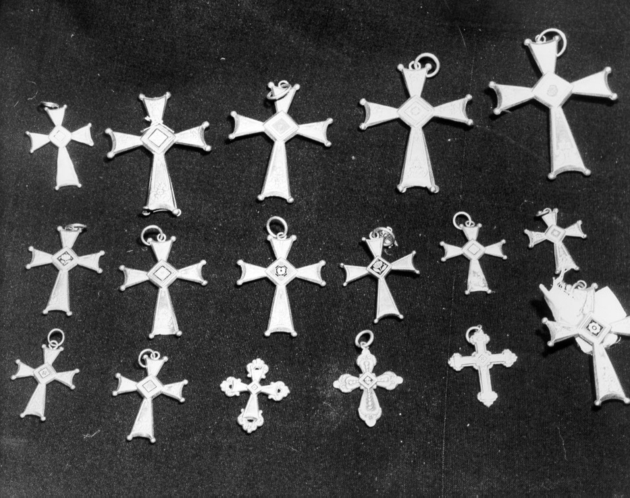 crocetta - bottega italiana (secc. XIX/ XX)