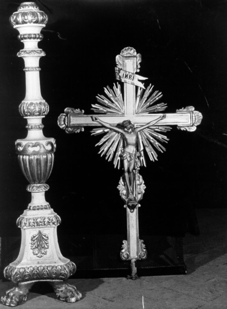croce d'altare - bottega toscana (fine/inizio secc. XVIII/ XIX)