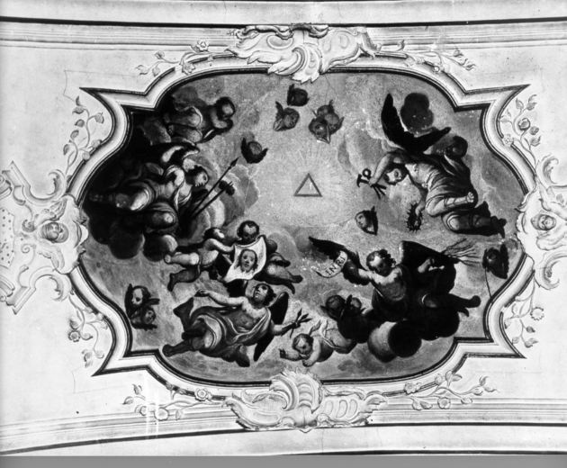 simboli della passione (dipinto) - ambito toscano (seconda metà sec. XVII)