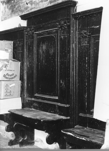 stalli del coro - ambito toscano (seconda metà sec. XVIII)