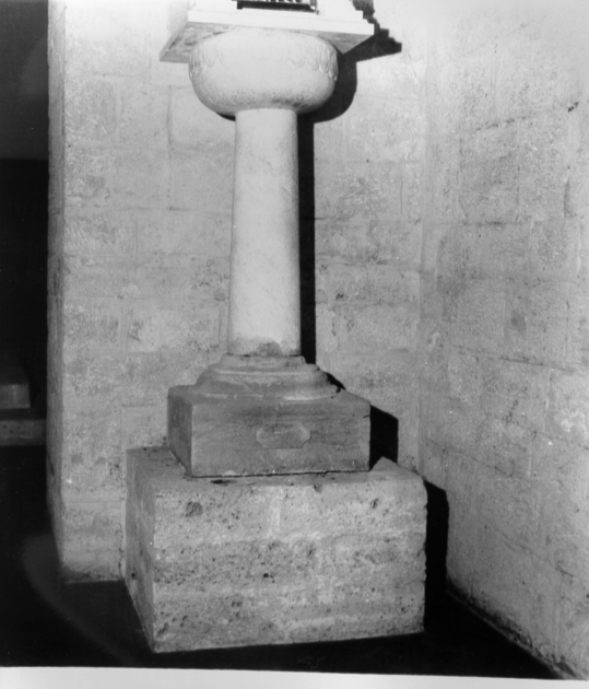 acquasantiera - ambito italiano (sec. XIX)