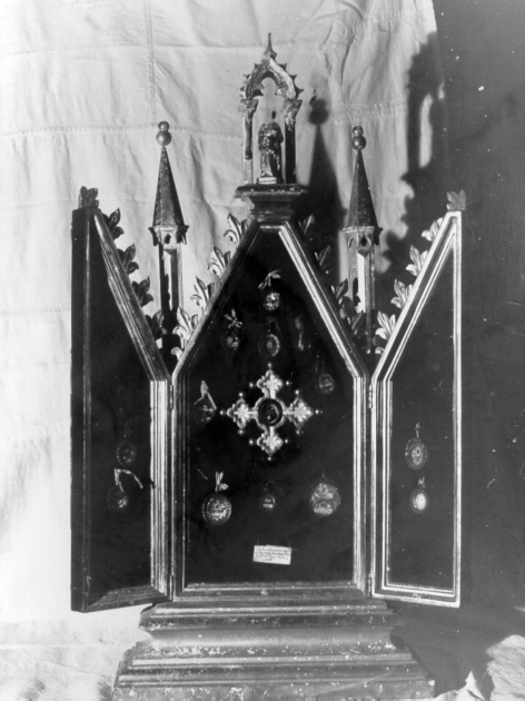 reliquiario - bottega toscana (prima metà sec. XIX)