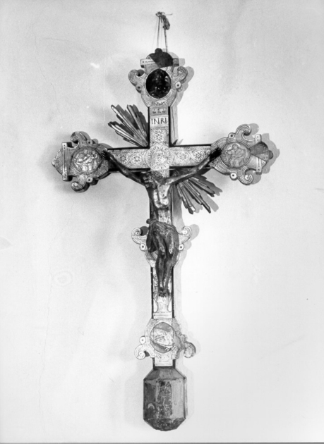 crocifisso - bottega toscana (sec. XIX)