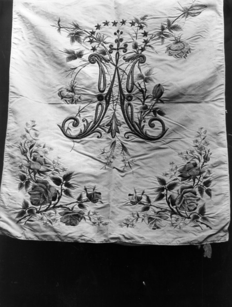 stendardo processionale - manifattura italiana (seconda metà sec. XIX)