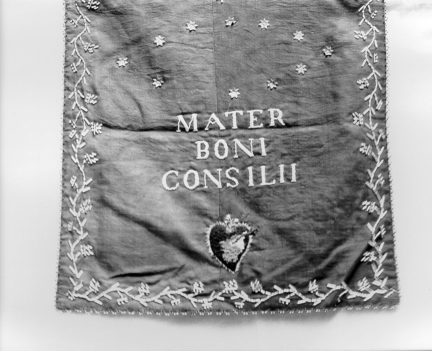 stendardo - manifattura italiana (seconda metà sec. XIX)