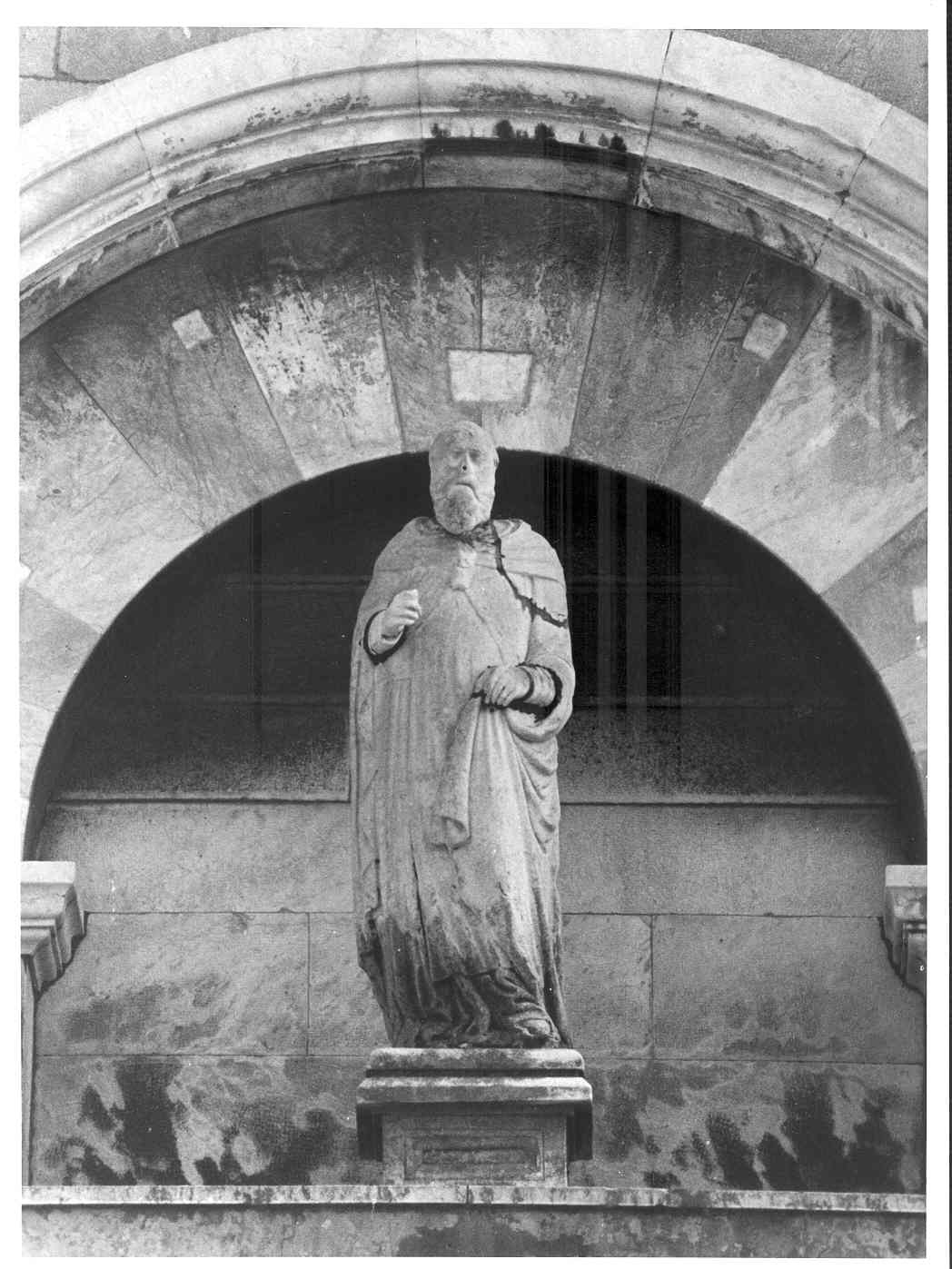 San Basilio (?), Santo vescovo (statuetta) - bottega pisana (sec. XIV)