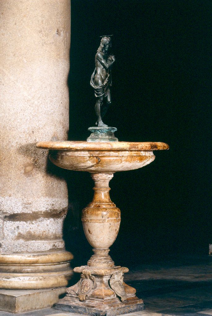 acquasantiera, serie di Bitozzi Bastiano di Benedetto (sec. XVII)