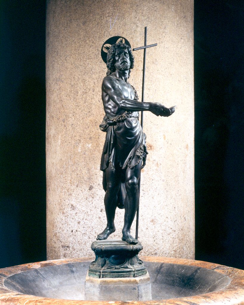 San Giovanni Battista; Cristo (statua, insieme) di Palma Felice (sec. XVII)
