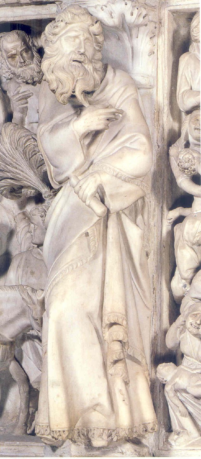 Geremia (pilastrino) di Giovanni Pisano (sec. XIV)
