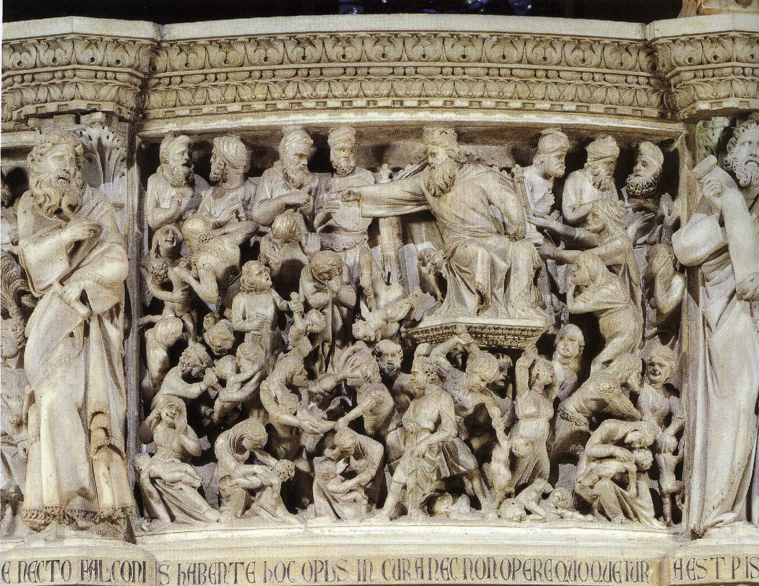 strage degli innocenti (rilievo) di Giovanni Pisano (sec. XIV)