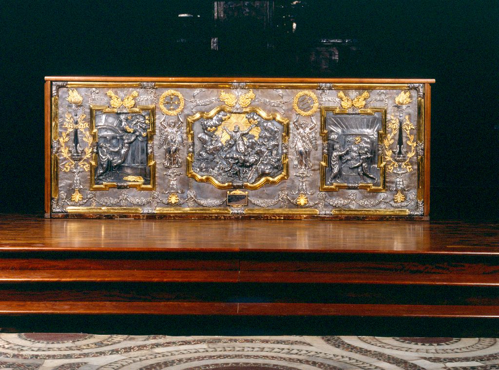 storie di San Ranieri (paliotto) - bottega pisana (sec. XIX)