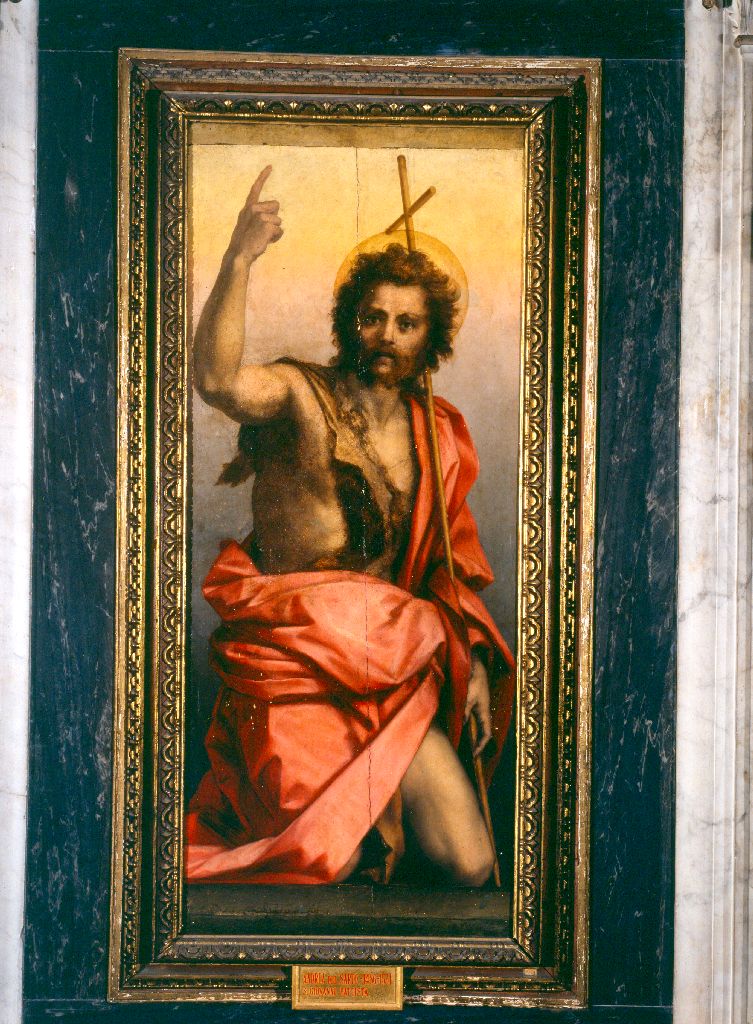 San Giovanni Battista (dipinto) di Andrea d'Agnolo detto Andrea del Sarto (sec. XVI)