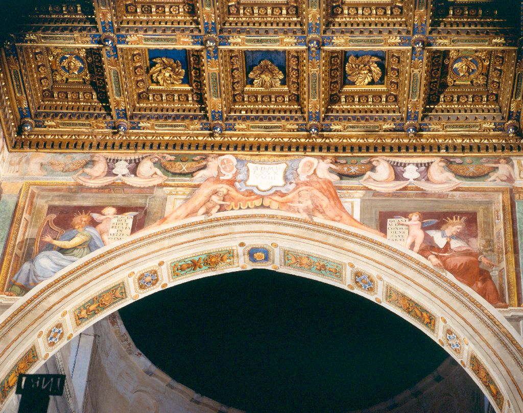 storie di Maria e di Cristo (dipinto, ciclo) di Cinganelli Michelangelo (secc. XVI/ XVII)