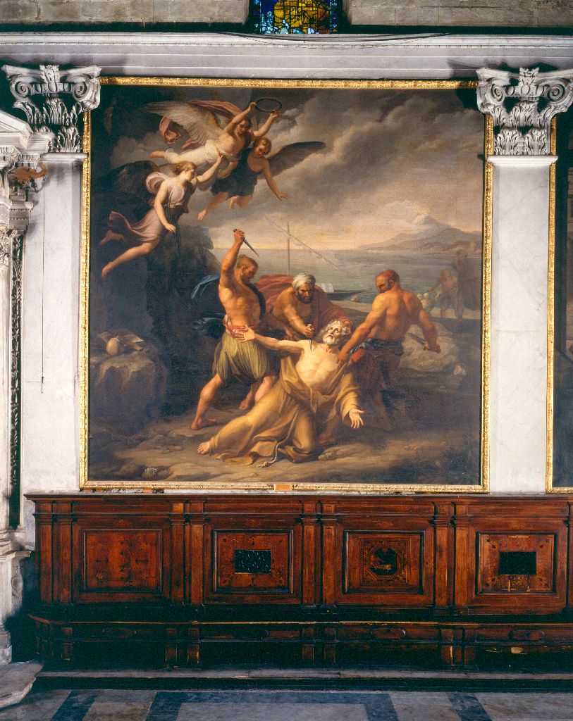 martirio del Beato Signoretto Alliata (dipinto) di Benvenuti Pietro (secc. XVIII/ XIX)