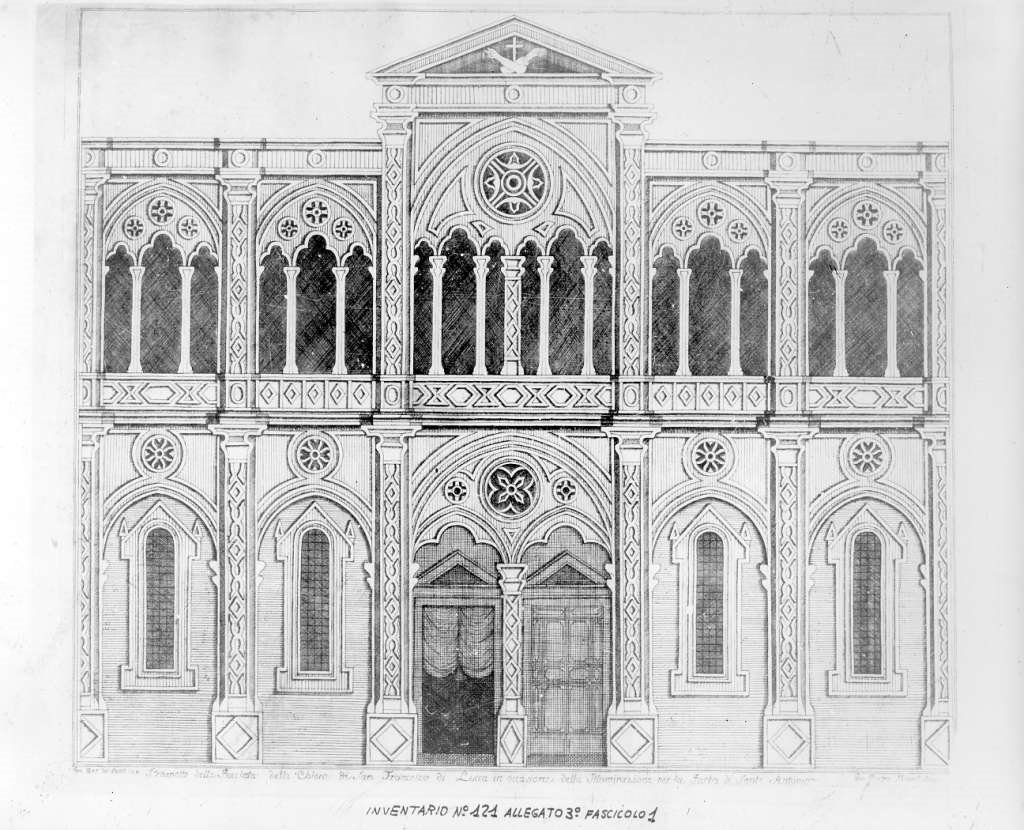 architettura (stampa) di Marsili Giovanni Pietro, De Santi Giovanni Antonio (sec. XIX)